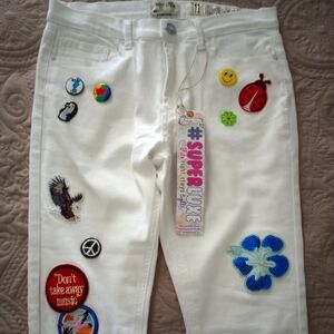 Indigo Rein White Jeans New